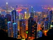 香港島・ビクトリア・ピークの１００万ドルの夜景